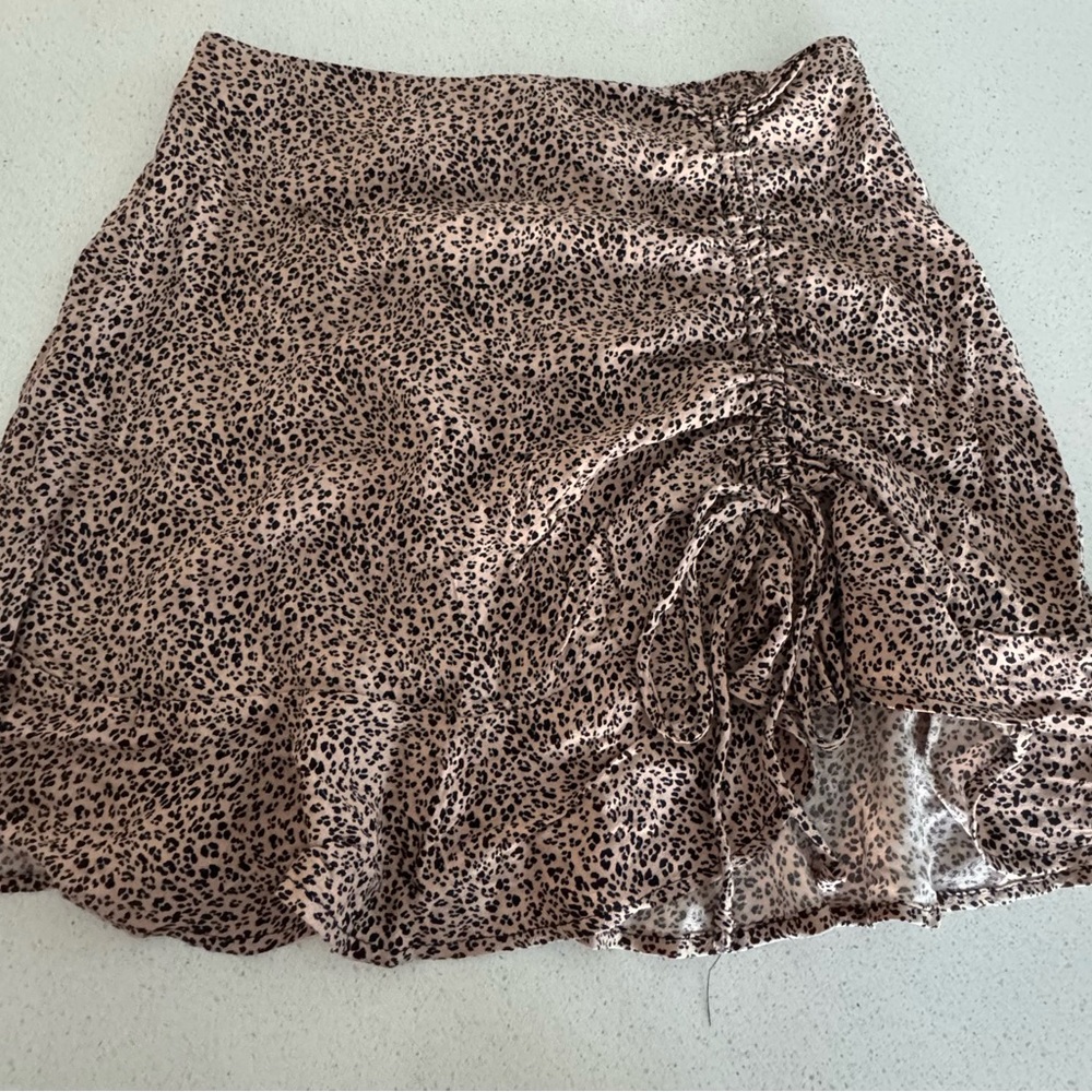 URBAN Romantics Animal Print Mini Skirt